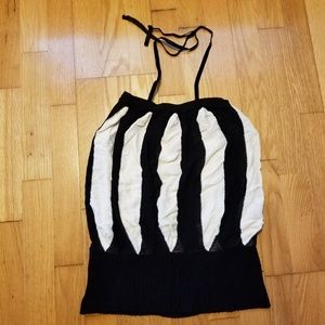 Madley Gothic Clown Stripe Tunic Dress Skirt